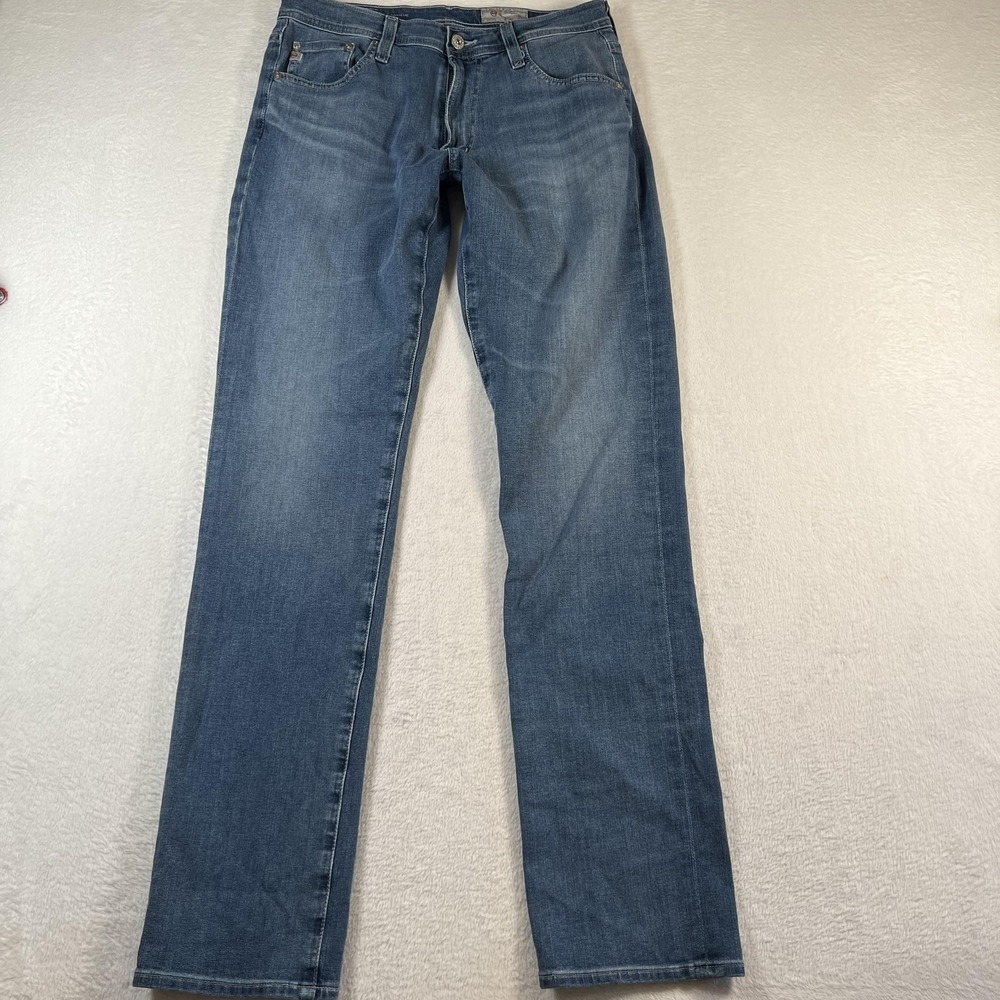 AG Adriano Goldschmied Graduate Jeans Mens 31x34 Blue Denim 360 Tailored Leg